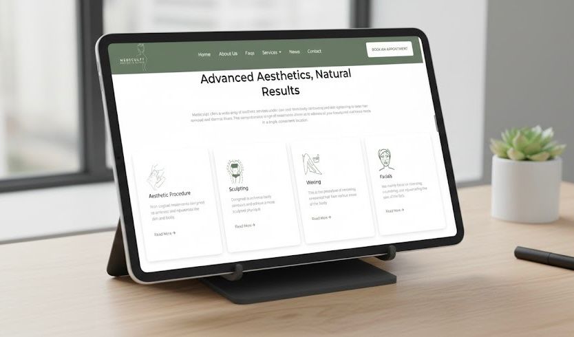 About Us page with clinic philosophy