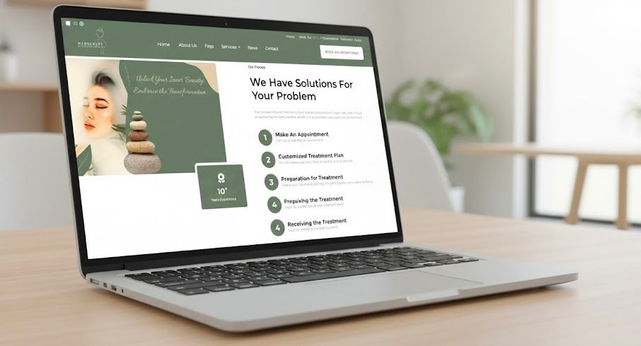 Appointment booking page